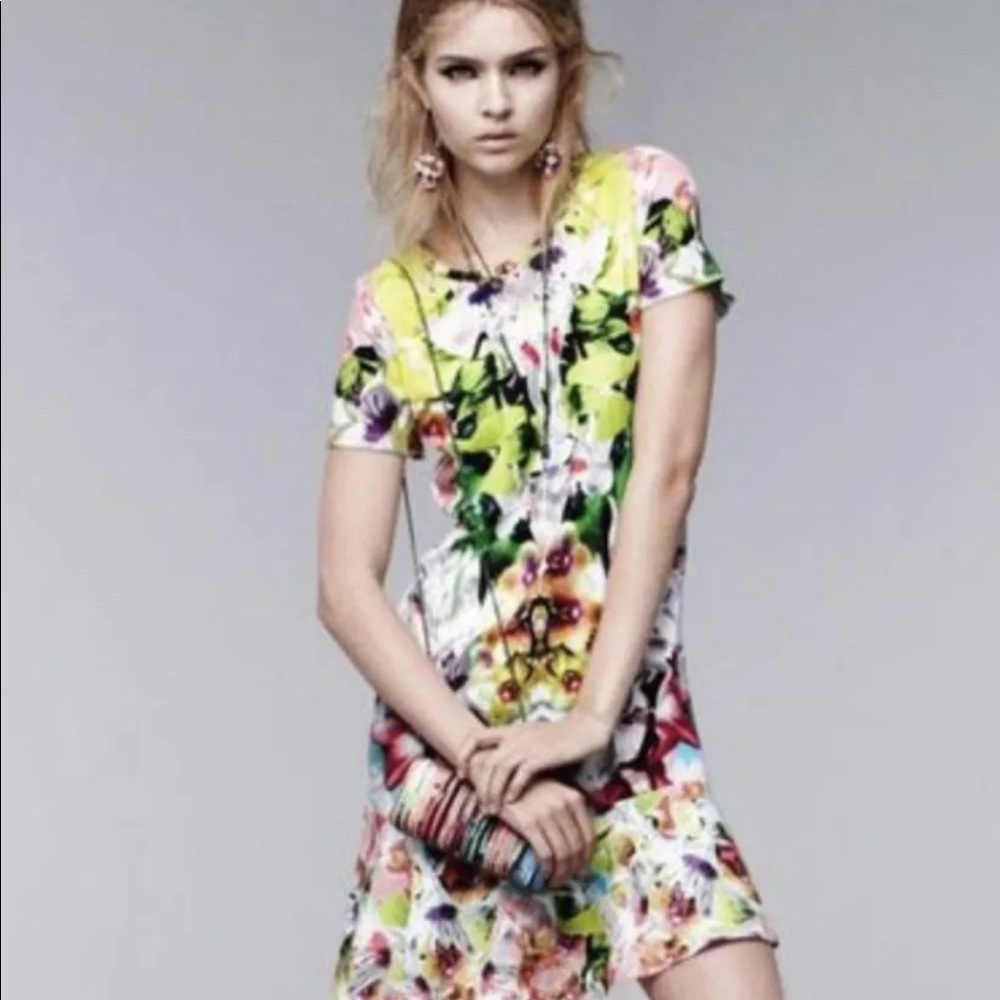 Prabal Gurung For Target Floral Print Shirt Dress M